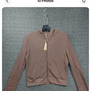 Limited edition garnet waffle jacket xl